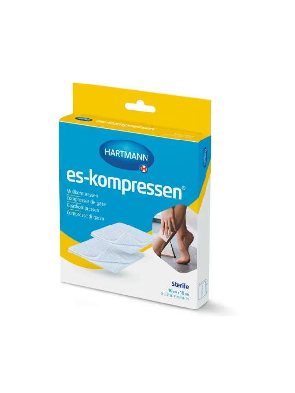 COMPRESSE DI GARZA ES-KOMPRESSEN 10X10 - 10PZ