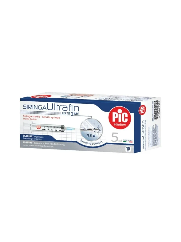 SIRINGHE PIC ULTRAFIN 5ML G23 - 10PZ