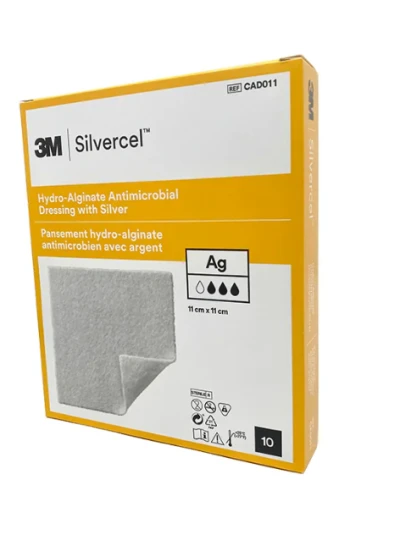 3M SILVERCEL MEDICAZIONE STERILE 11X11CM - 10 PEZZI