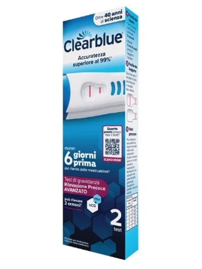 CLEARBLUE TEST GRAVIDANZA RILEVAZIONE PRECOCE 2PZ