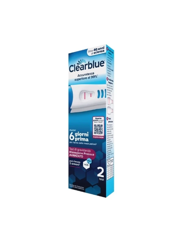 CLEARBLUE TEST GRAVIDANZA RILEVAZIONE PRECOCE 2PZ