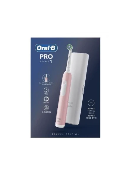 ORALB PRO1 SPAZZOLINO ELETTRICO ROSA + TESTINA RICAMBIO
