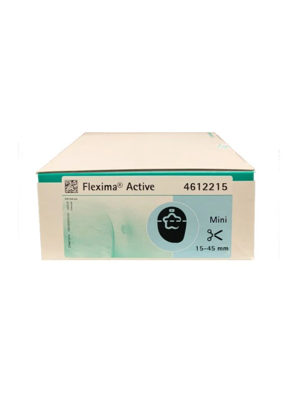FLEXIMA ACTIVE  SACCA FONDO CHIUSO COLOSTOMIA - BEIGE MINI 15-45MM