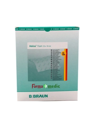 ASKINA FOAM MEDIC 10X10CM 10 PEZZI