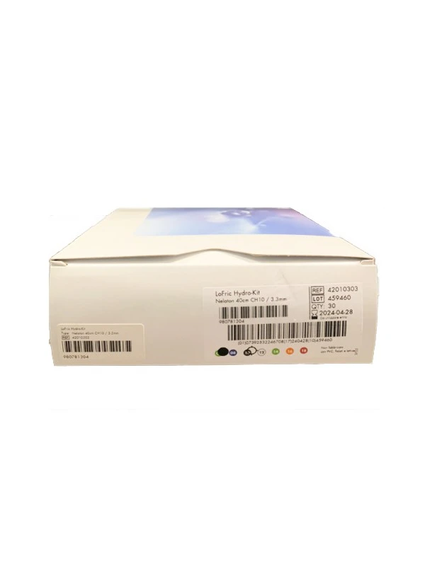 LOFRIC HYDRO KIT - CATETERE CH10 UOMO NELATON 40CM - 30PZ COD.42010303