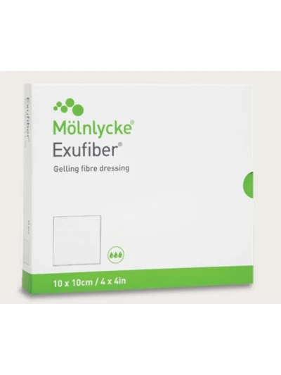 EXUFIBER MEDICAZIONE 10X10CM 10PZ