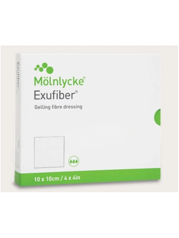 EXUFIBER MEDICAZIONE 10X10CM 10PZ