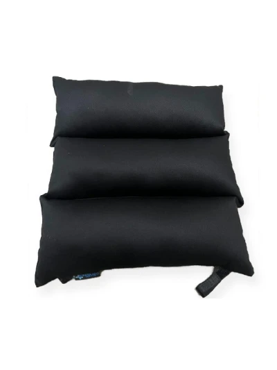 CUSCINO ANTIDECUBITO A 3 SEZIONI IN FIBRA CAVA SILICONATA...