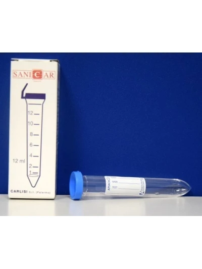 CONTENITORE PROVETTA PER URINA - 12ML SANICAR