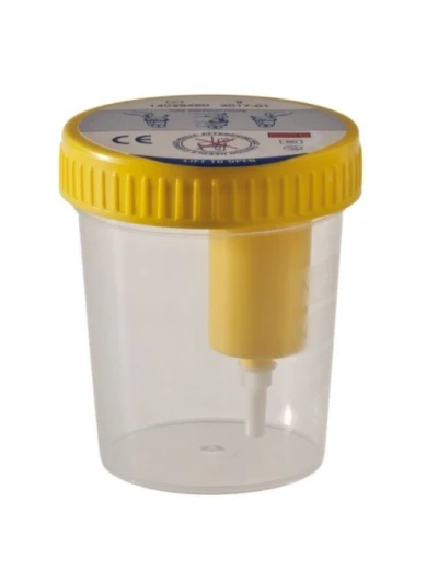 CONTENITORE PER URINA CON PROVETTA - VAKU TEC