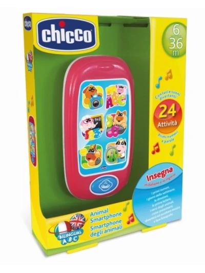 CHICCO GIOCO SMARTPHONE ANIMALI 2