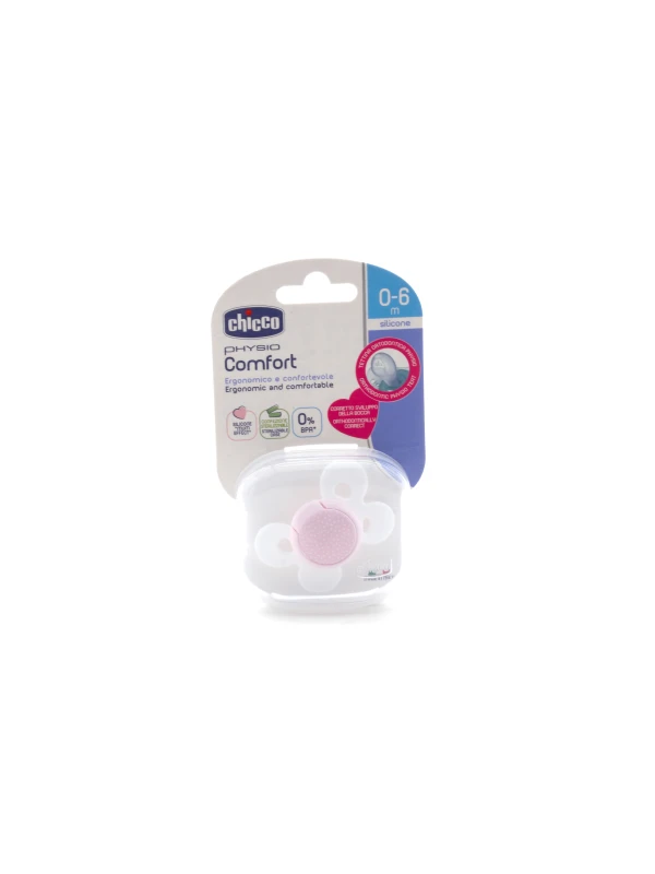 CHICCO SUCCHIETTO COMF GIRL SILICONE 0-6 1PZ