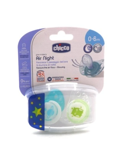 CHICCO SUCCHIETTO AIR LUM SILICONE 0-6 2PZ 2