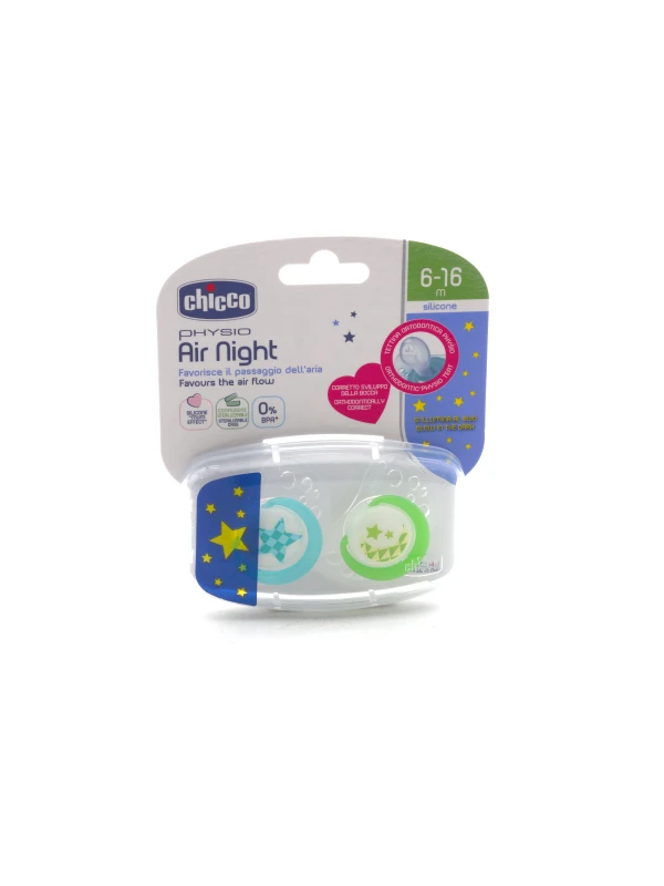 CHICCO SUCCHIETTO AIR LUMI SILICONE 6-16 2PZ