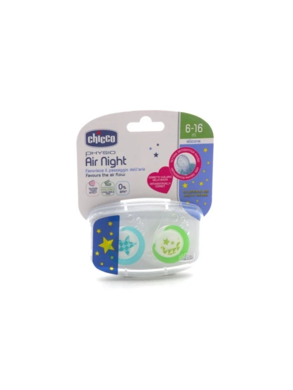 CHICCO SUCCHIETTO AIR LUMI SILICONE 6-16 2PZ