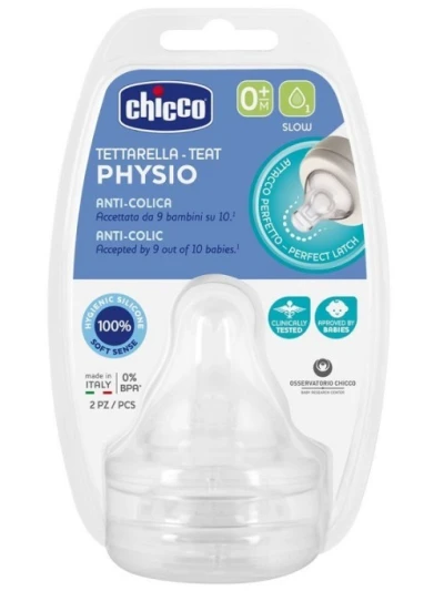 CHICCO TETTARELLA PERFECT5 0M SILICONE 2PZ 1F