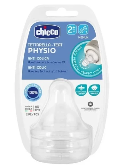 CHICCO TETTARELLA PERFECT5 2M SILICONE 2PZ 2F