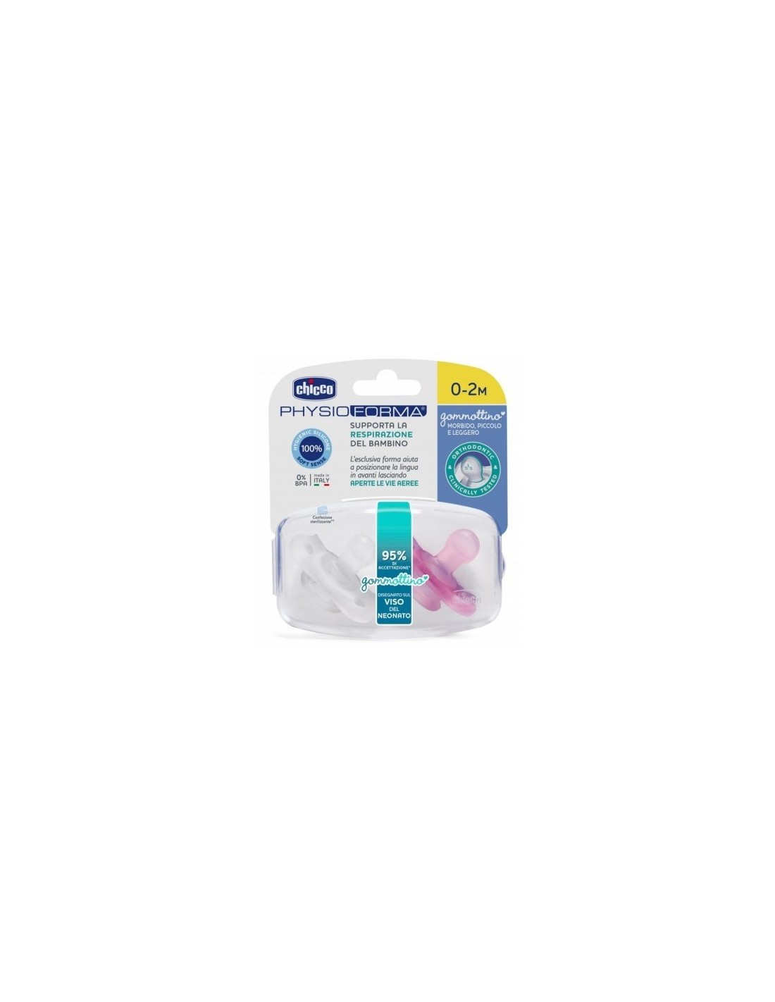 CHICCO GOMMOTTINO GIRL SIL0-2M 2PZ