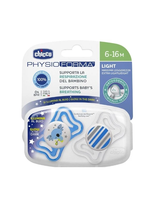 CHICCO SUCCHIETTO LIGHT AZZ SIL6-16 2PZ