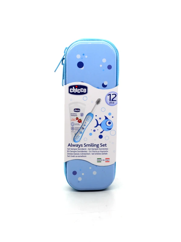 CHICCO SET DENTALE AZZURRO - SPAZZOLINO+DENTIFRICIO