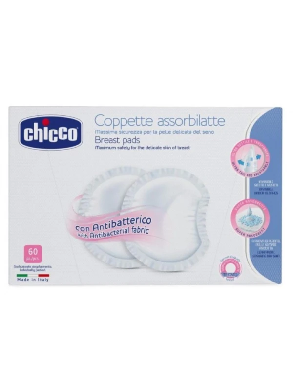 CHICCO COPPETTE ASSORBILATTE 60PZ