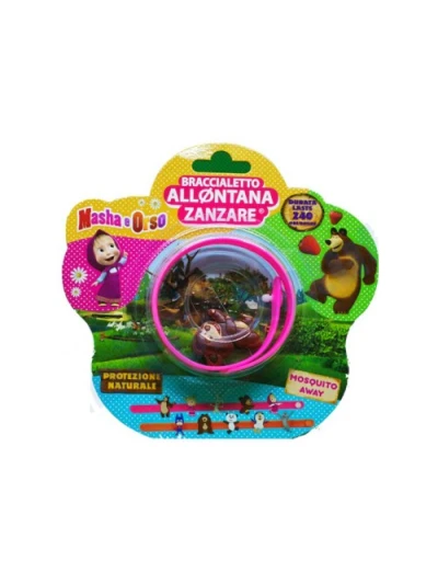 BRACCIALE ALLONTANA ZANZARE MASHA & ORSO