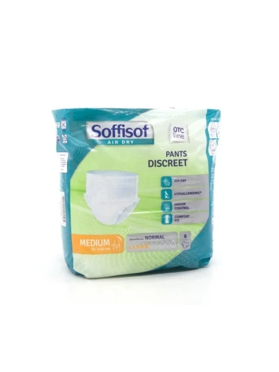 SOFFISOF AIR DRY PANTS DISCREET NORMAL - 8PZ.
