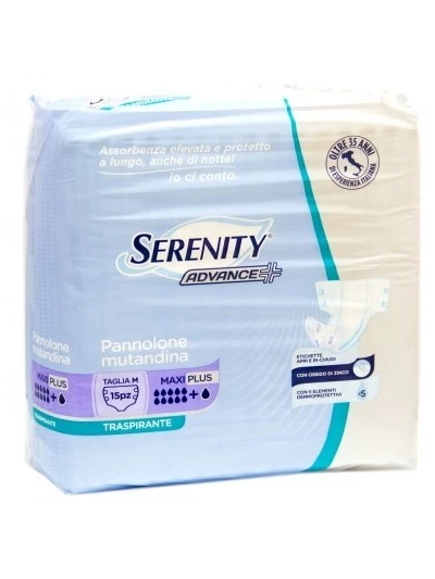 PANNOLONE MUTANDA ADVANCE MAXIPLUS - TG.M 15PZ