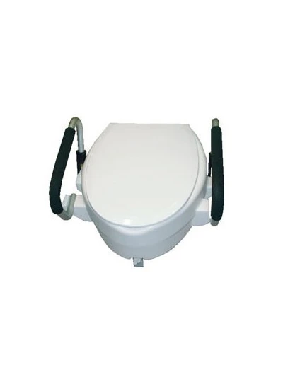 KOMETA RIALZO WC CON COPERCHIO E BRACCIOLI RIBALTABILI -...