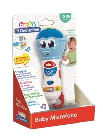 BABY MICROFONO PARLANTE CON CANZONI ED EFFETTI  SONORI