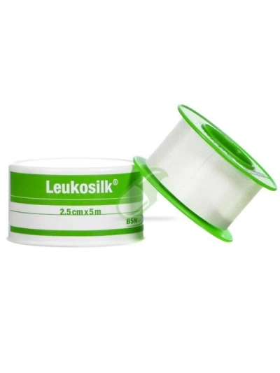 CEROTTO LEUKOSILK IN SETA 500X2,5CM