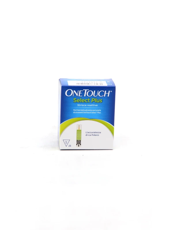 ONETOUCH SELECT PLUS STRISCE MONITORAGGIO GLICEMIA - 25PZ