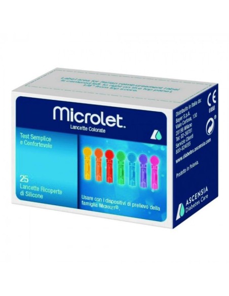 MICROLET - LANCETTE PER TEST GLICEMIA 25PZ