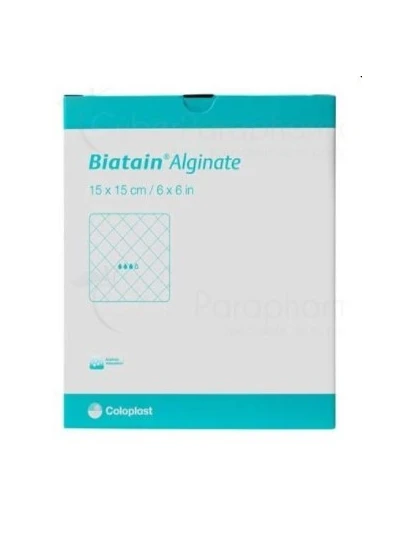 BIATAIN ALGINATE - MEDICAZIONE CON ALGINATO 15X15CM - 10PZ