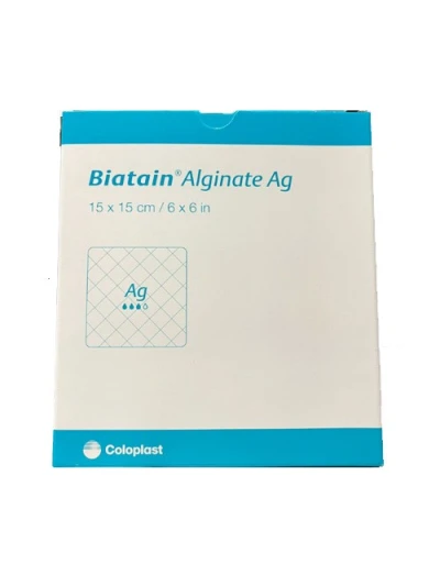 BIATAIN ALGINATE CON ARGENTO 15X15 - 10PZ