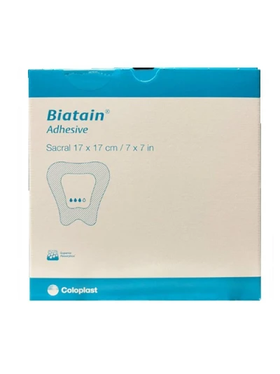 BIATAIN MEDICAZIONE ADESIVA SACRO 17X17CM 5PZ 2