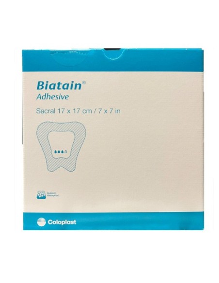 BIATAIN MEDICAZIONE ADESIVA SACRO 17X17CM 5PZ