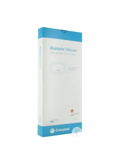 BIATAIN SILICONE ADESIVO 10X30CM 5PZ
