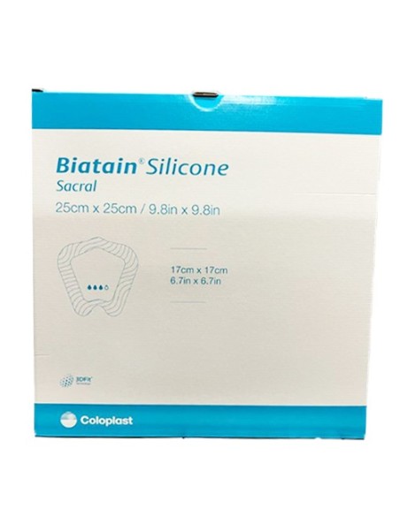 BIATAIN SILICONE SACRO - 25X25CM - MEDICAZIONE MORBIDA