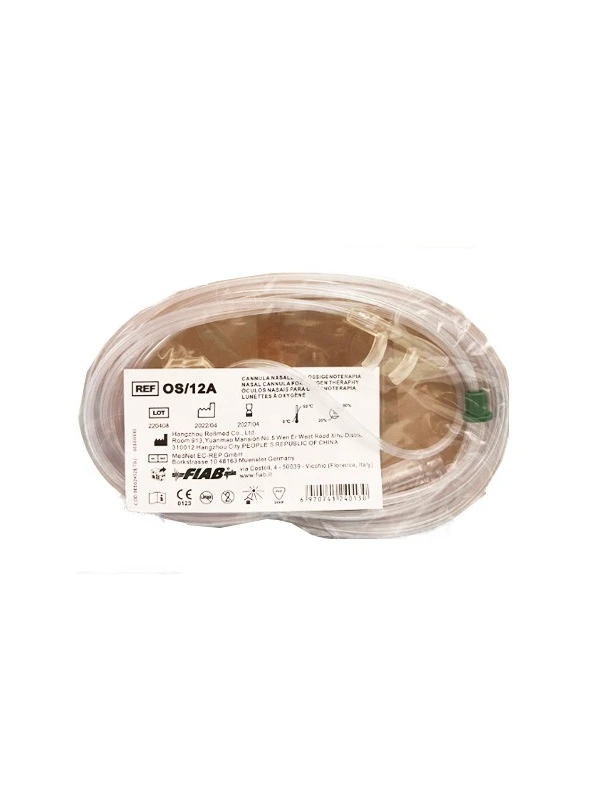 CANNULA NASALE PER OSSIGENO A CRAVATTA COD.OS12A