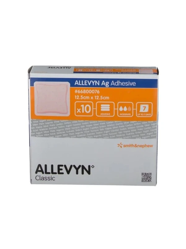 ALLEVYN ADHESIV MEDICAZIONE AVANZATA ARGENTO12,5X12,5CM - 10 PZ