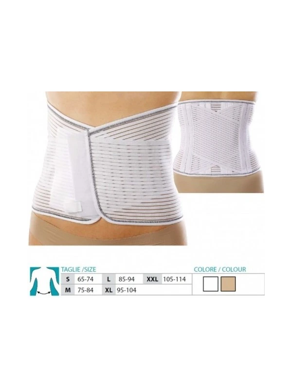 ORIONE 3080 CORSETTO ELASTICO CON SUPPORTI PARAVERTEBRALI
