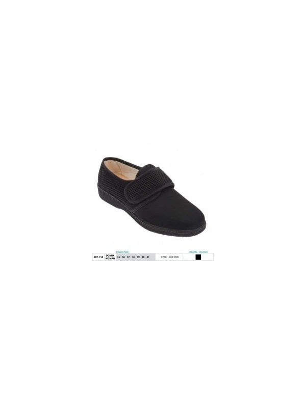 ORIONE OK PED 158 - SCARPE COMFORT DONNA NERE