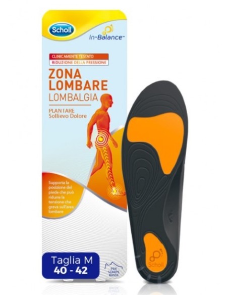 SCHOLL PLANTARE LOMBARE - SOLLIEVO LOMBLAGIA 2PZ.