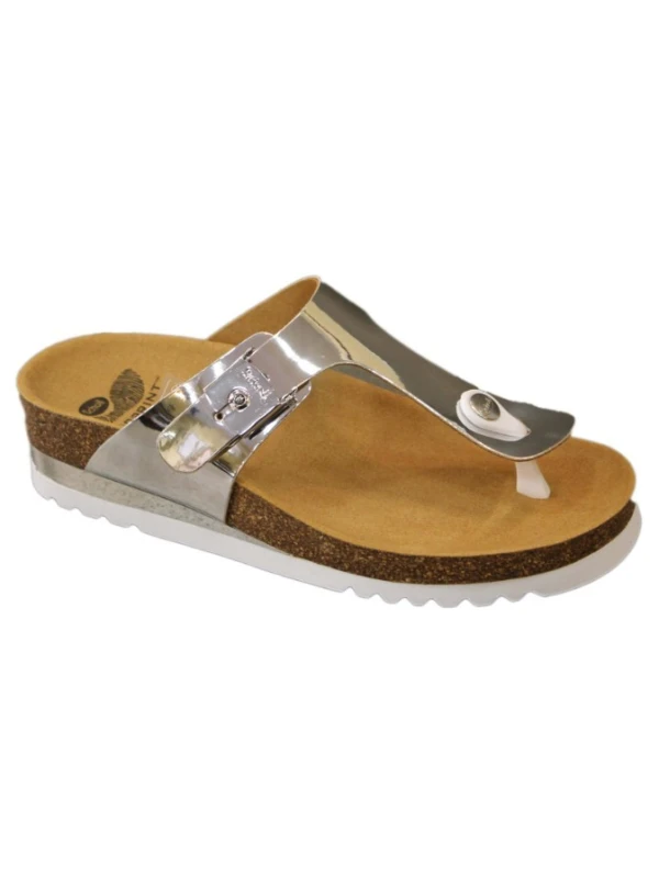 SCHOLL - SANDALI GLAM SS1 COLORE ARGENTO IN SIMILPELLE