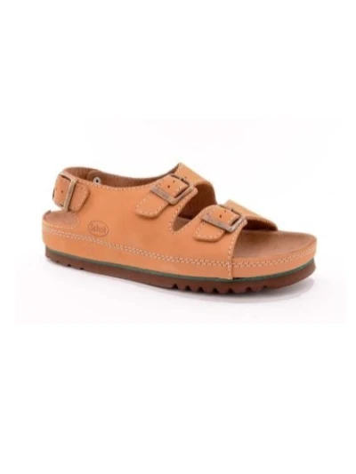 SCHOLL - CIABATTA AIR BAG CON CINTURINO COLORE CUOIO