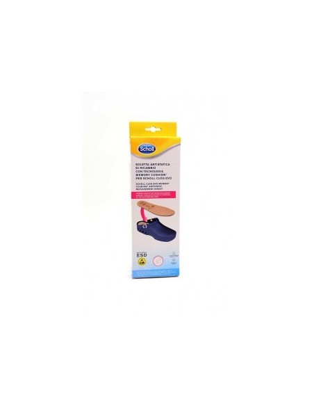 SOLETTA MEMORY ANTISTATICA PER SCARPE SCHOLL CLOG EVO