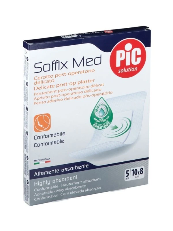 CEROTTO PIC SOFFIX MEDICAZIONE 10X8CM - 5PZ