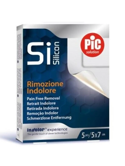 PIC  CEROTTO POSTOPERATORIO SILICONE 5X7 5PZ