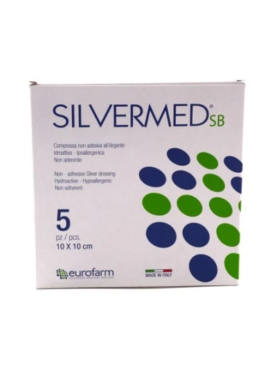 SILVERMED SB - GARZE NON ADESIVE ALL'ARGENTO 10X10 - 5PZ